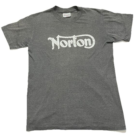 Norton Motorcycle 1987 Vintage Daytona Single Stitch USA Made T Shirt S/M - Picture 5 of 12